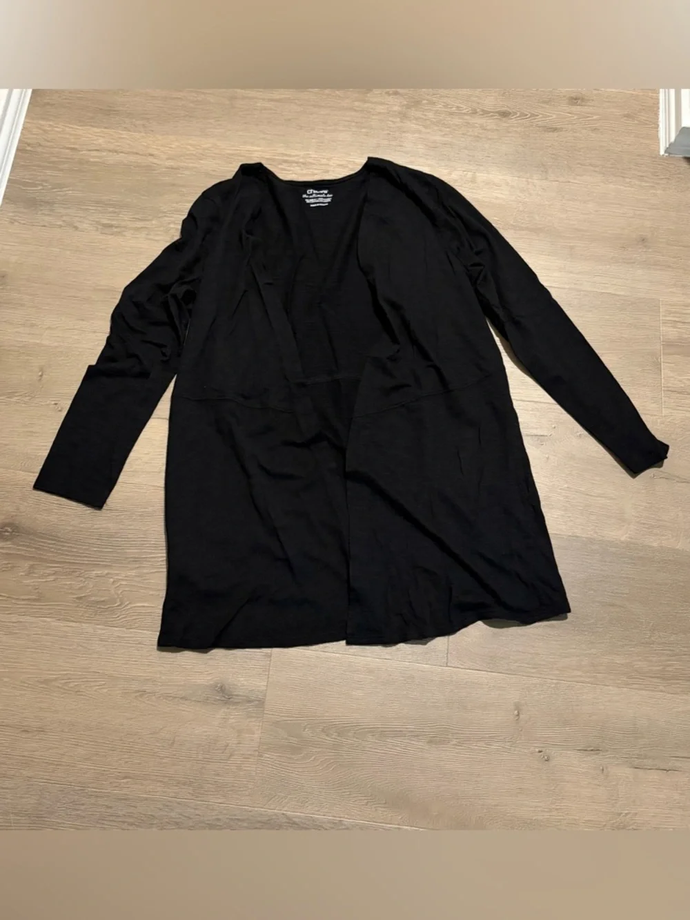 Chico's Black Scoop Neck Tee